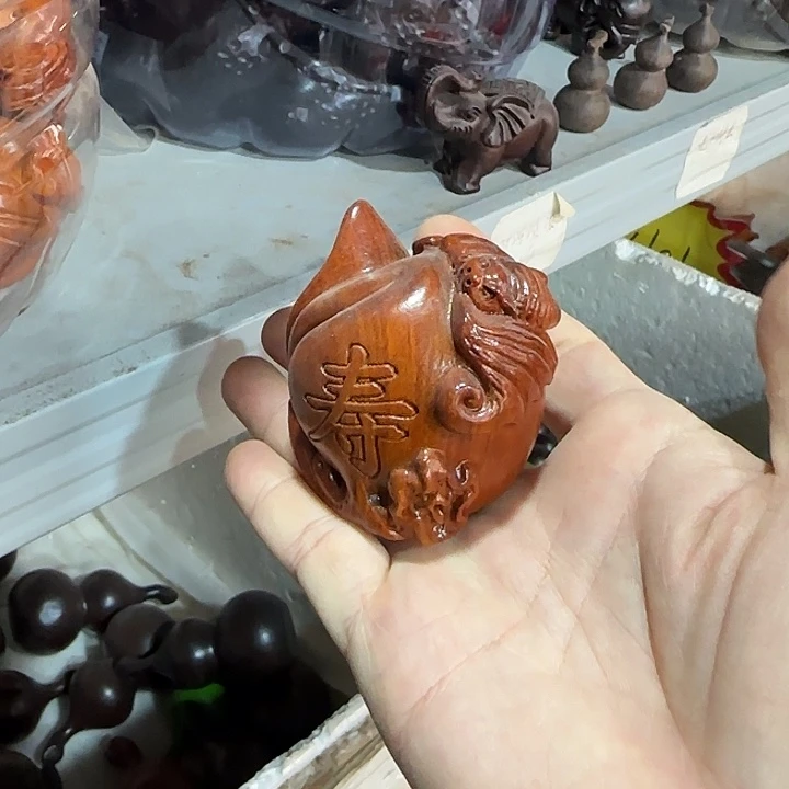 木花梨木6福寿桃一个