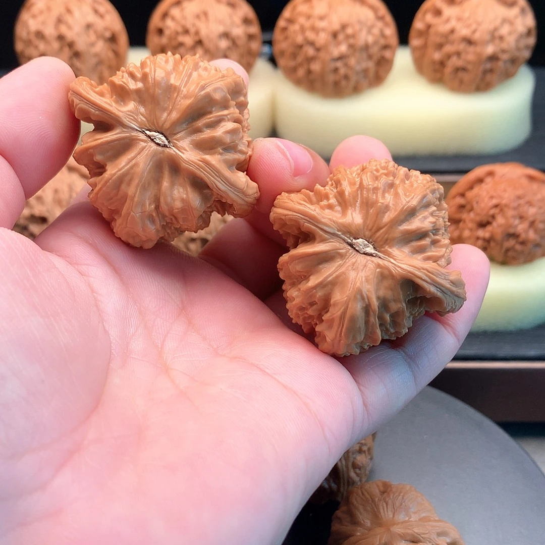 吊坠文玩核桃85号白狮子42