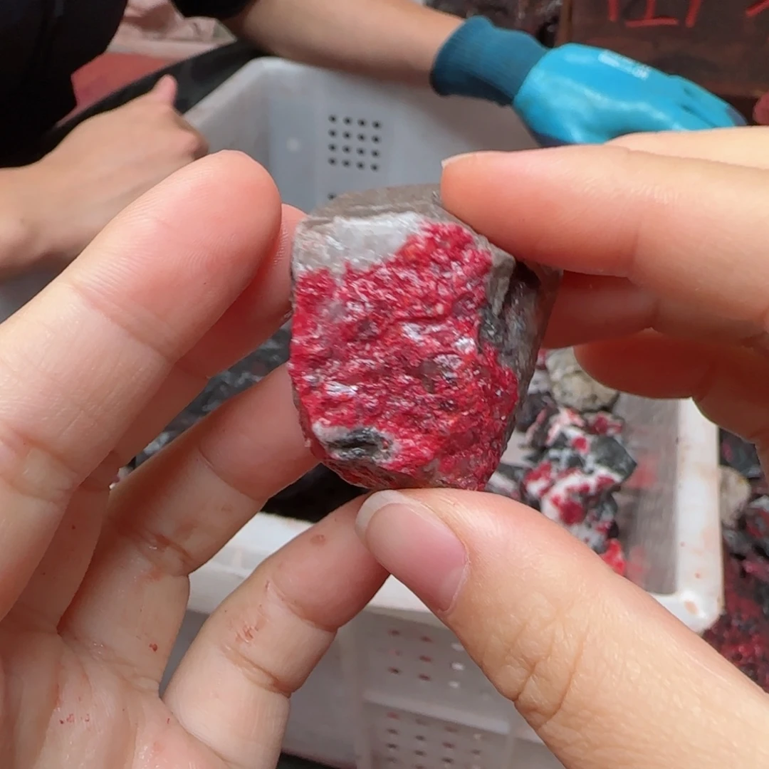 天然辰砂朱砂毛石头24