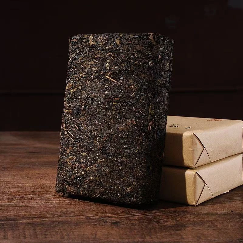 【邓总收茶】安化金花黑茶茯苓砖 1000g