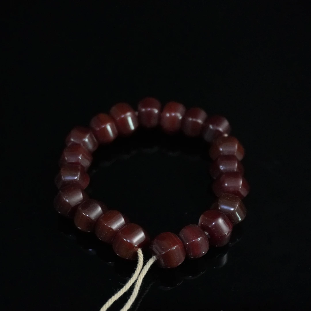 清代玛瑙珠串455954*古玉*传承