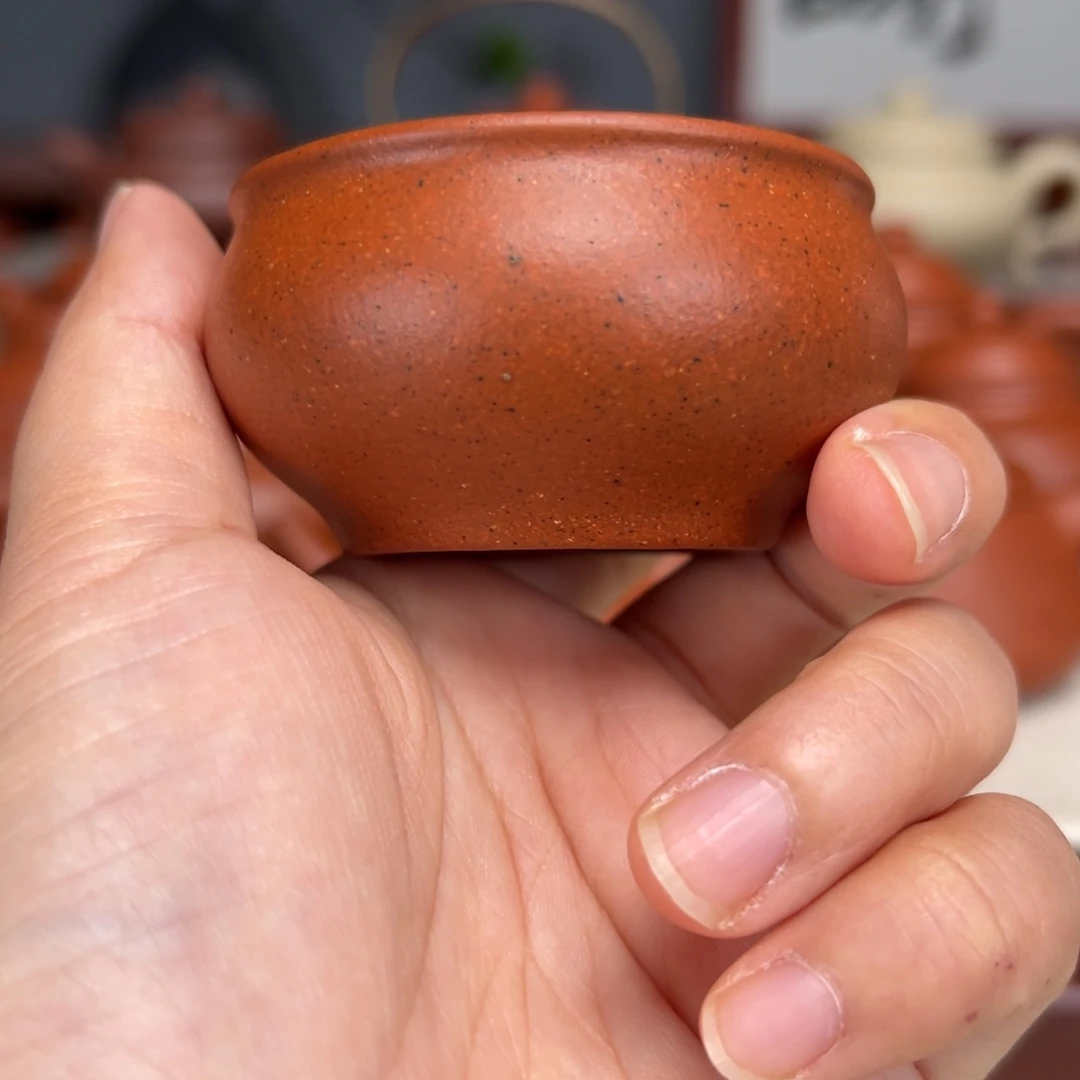 茶壶紫砂宝山红泥50