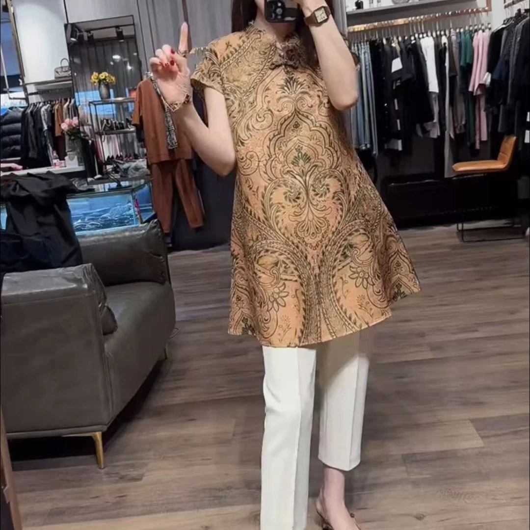 2025春夏新款时尚显瘦气质女士网红洋气连衣裙百搭款K8179