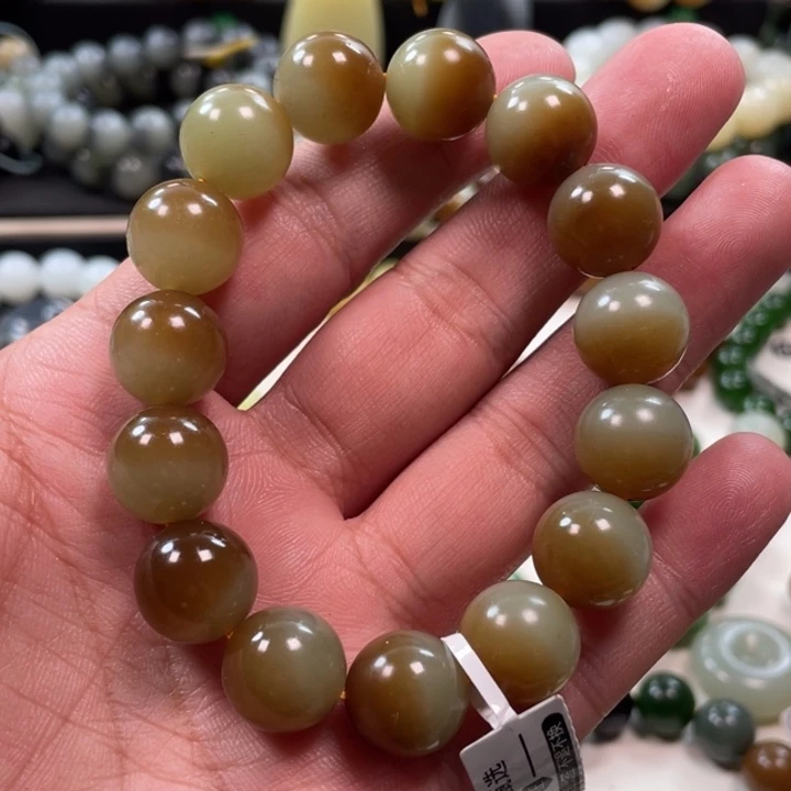 和田玉未镶嵌手串