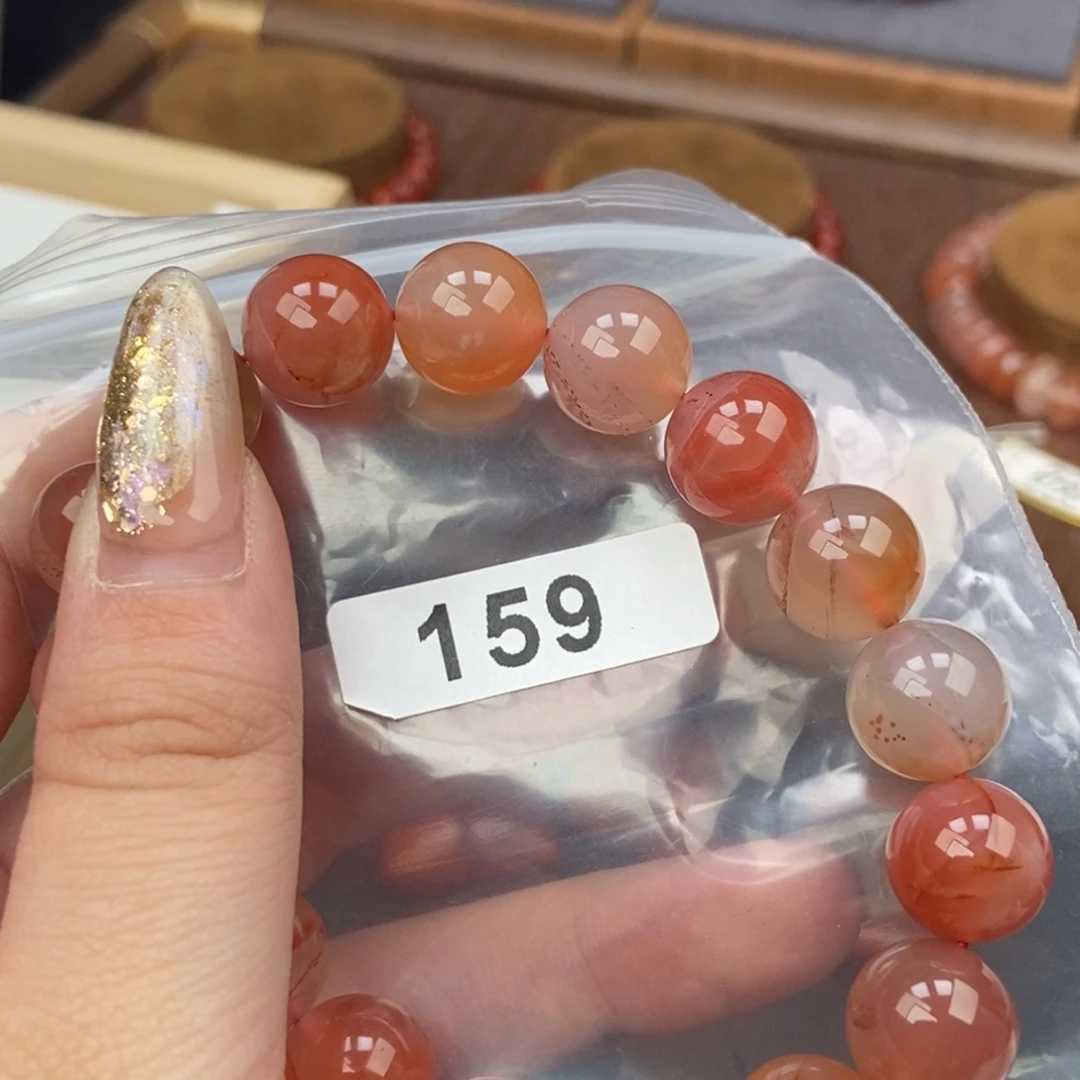 南红玛瑙未镶嵌手链