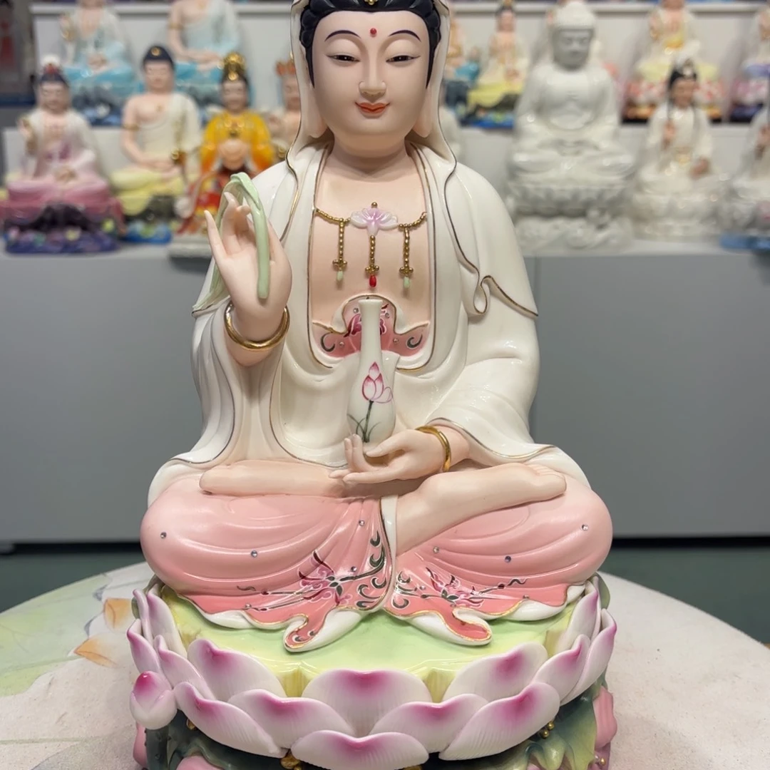 摆件瓷摆件观音12