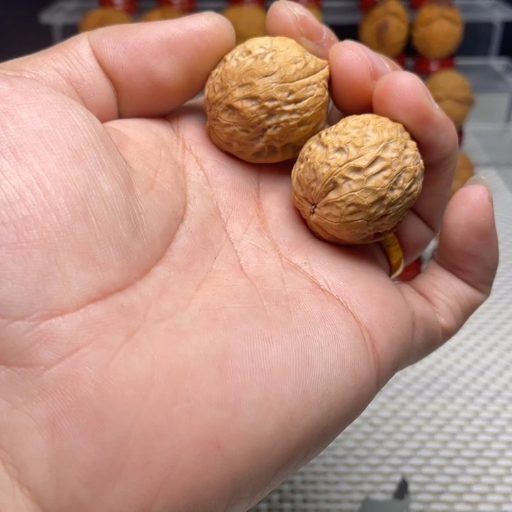 文玩核桃把件雪*?4异形