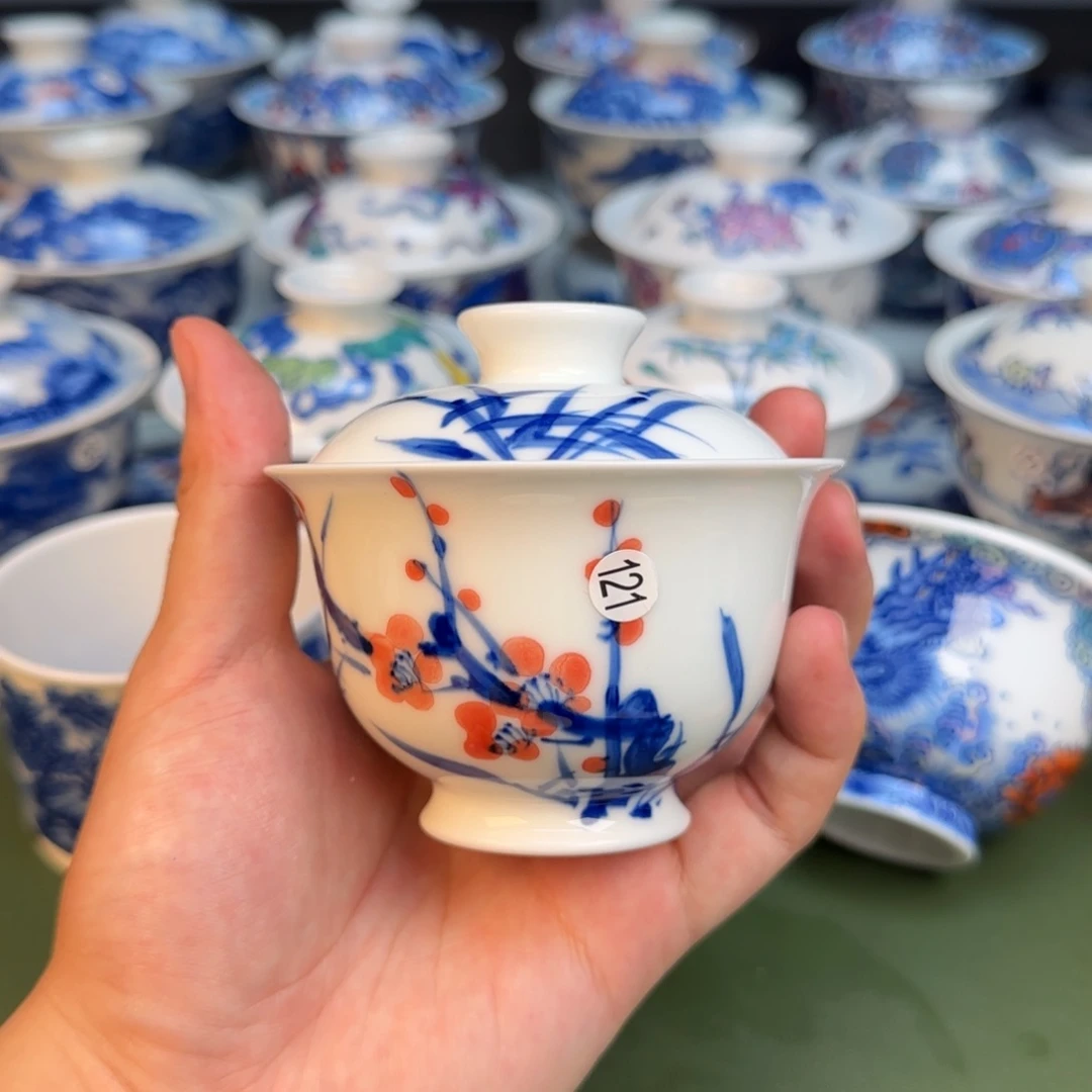 彦祖纯手工手绘茶具121