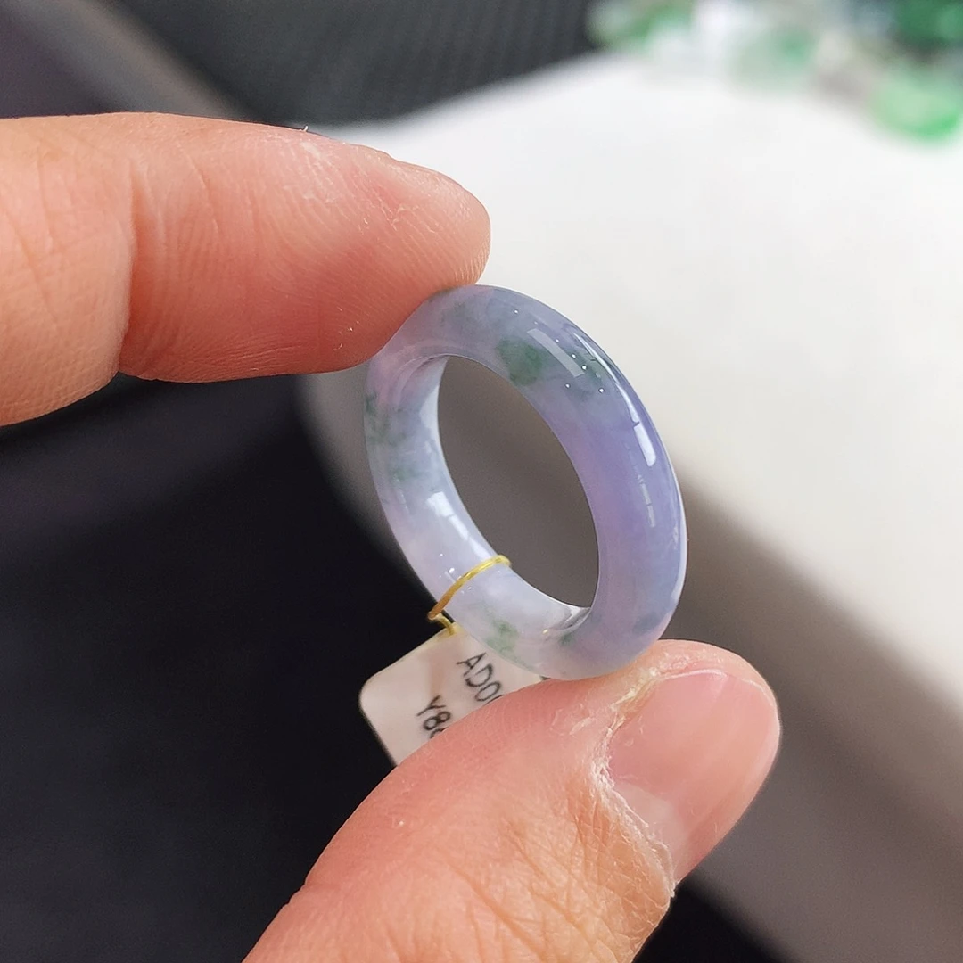 翡翠未镶嵌戒指12-13号