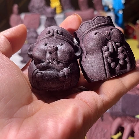 泥塑百花香方两个香塑福利价微瑕