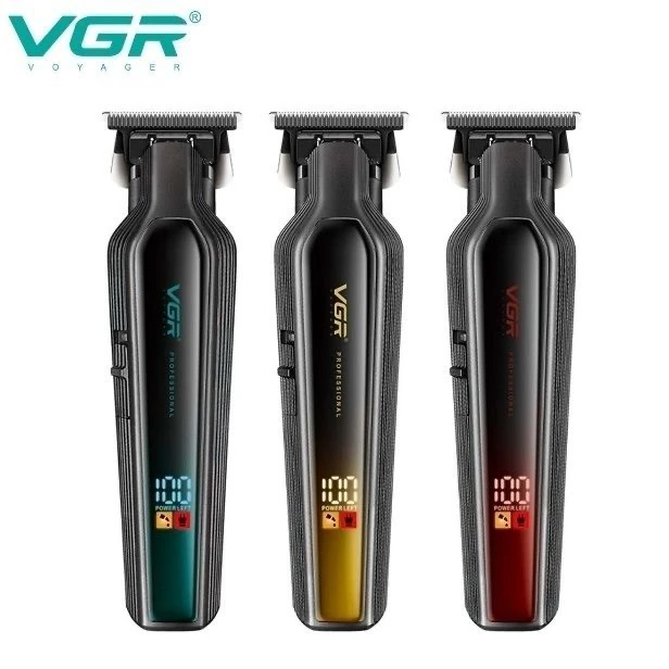 VGR930专业油头雕刻推发廊专用修边划线剃光头大功率推剪充插两用