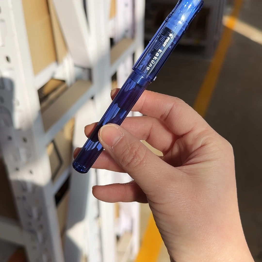 百樂笑臉鋼筆琉璃藍F尖111