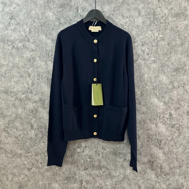 未使用 GUCCI/古驰 古驰藏蓝色工服开衫