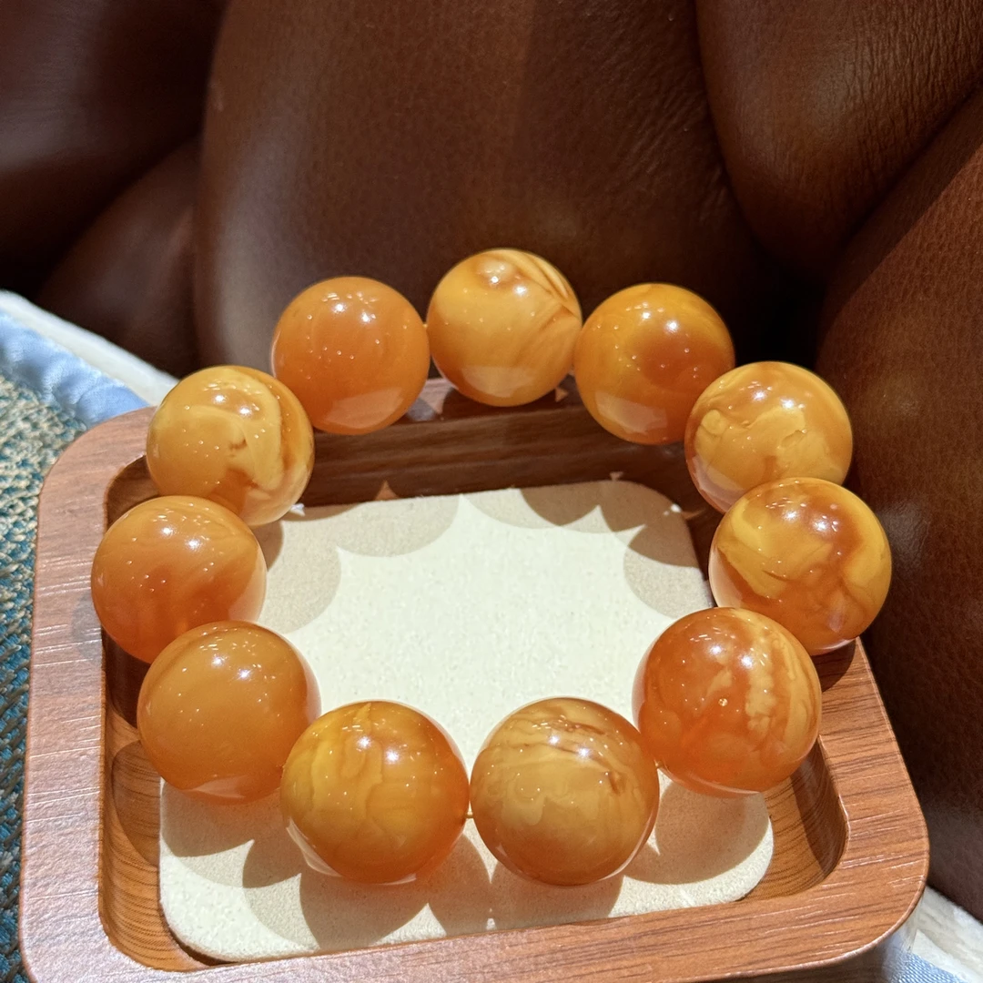 收藏品 俄料丹麦老花蜡鸡油红花蜡21➕尺寸59.8克5880