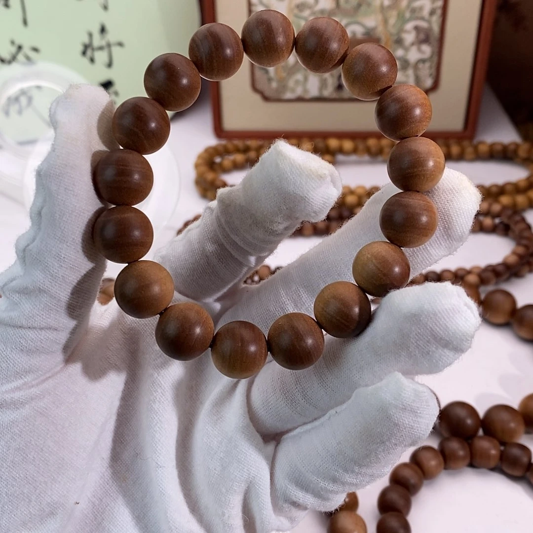 厚****手串/手链檀香木横纹黑肉12福利