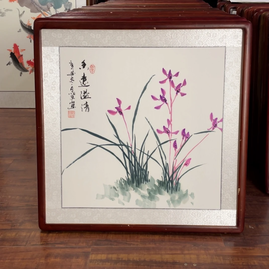 国画带框尺寸63*63厘米