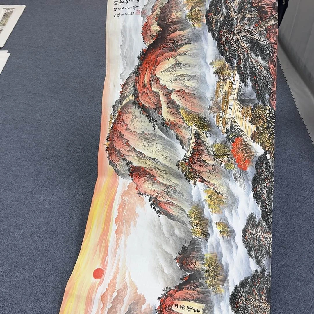 国画国画作品宣纸纯手绘
