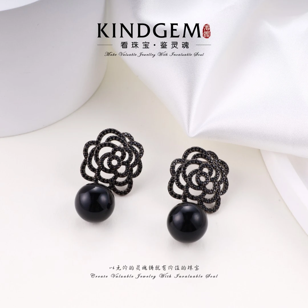 KindGem  简约轻奢时尚气质耳环 C-34347