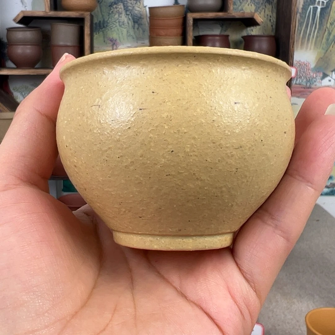 紫砂茶杯拙器甄选，纯原本矿。