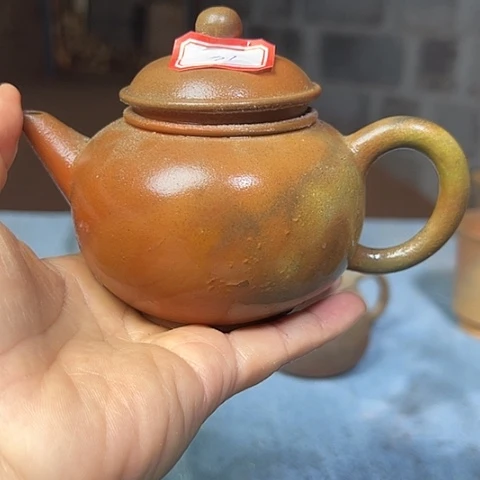 单***终戬谷龙窑柴烧茶壶31