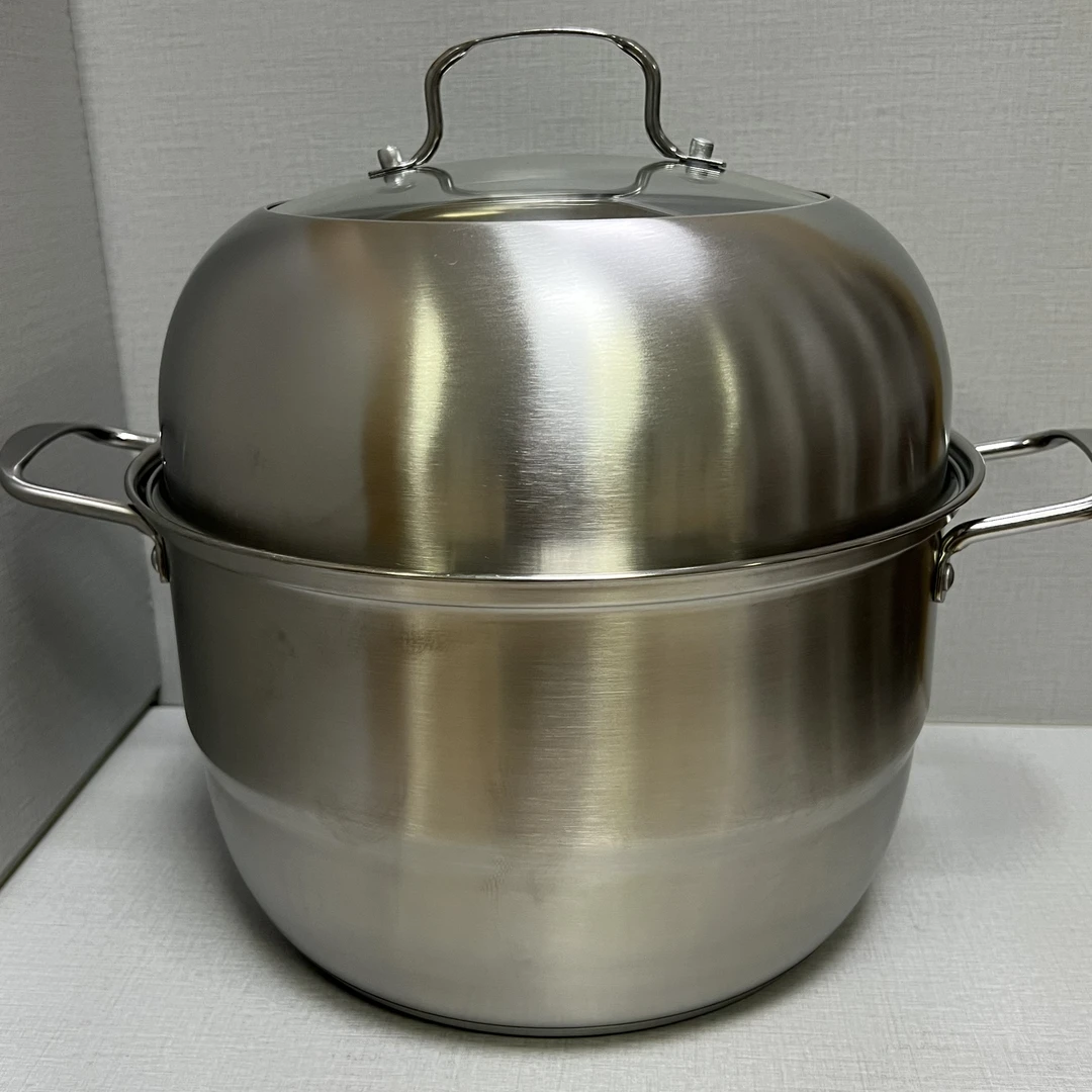 【粉丝福利】家用复底两层蒸锅28CM