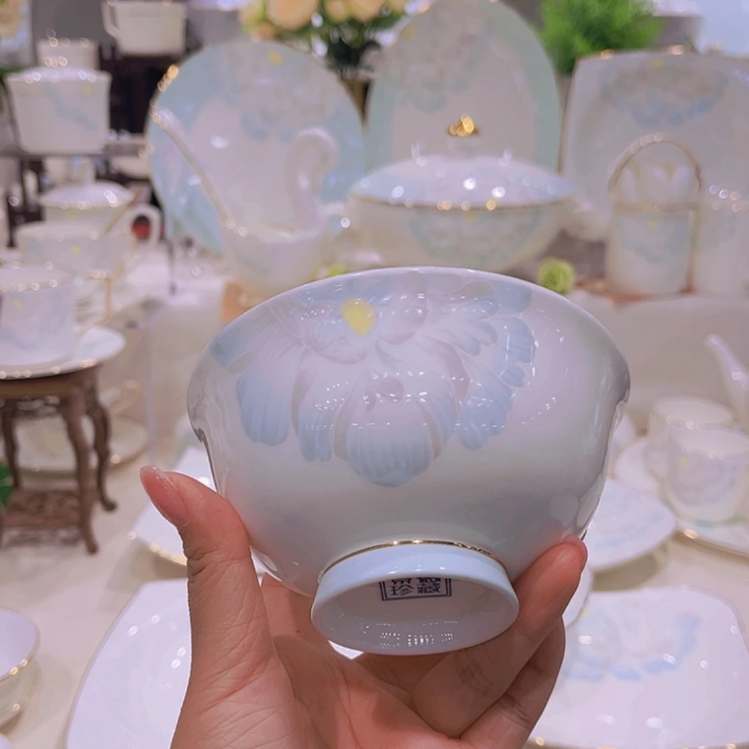 瓷景德镇邂逅不描金碗