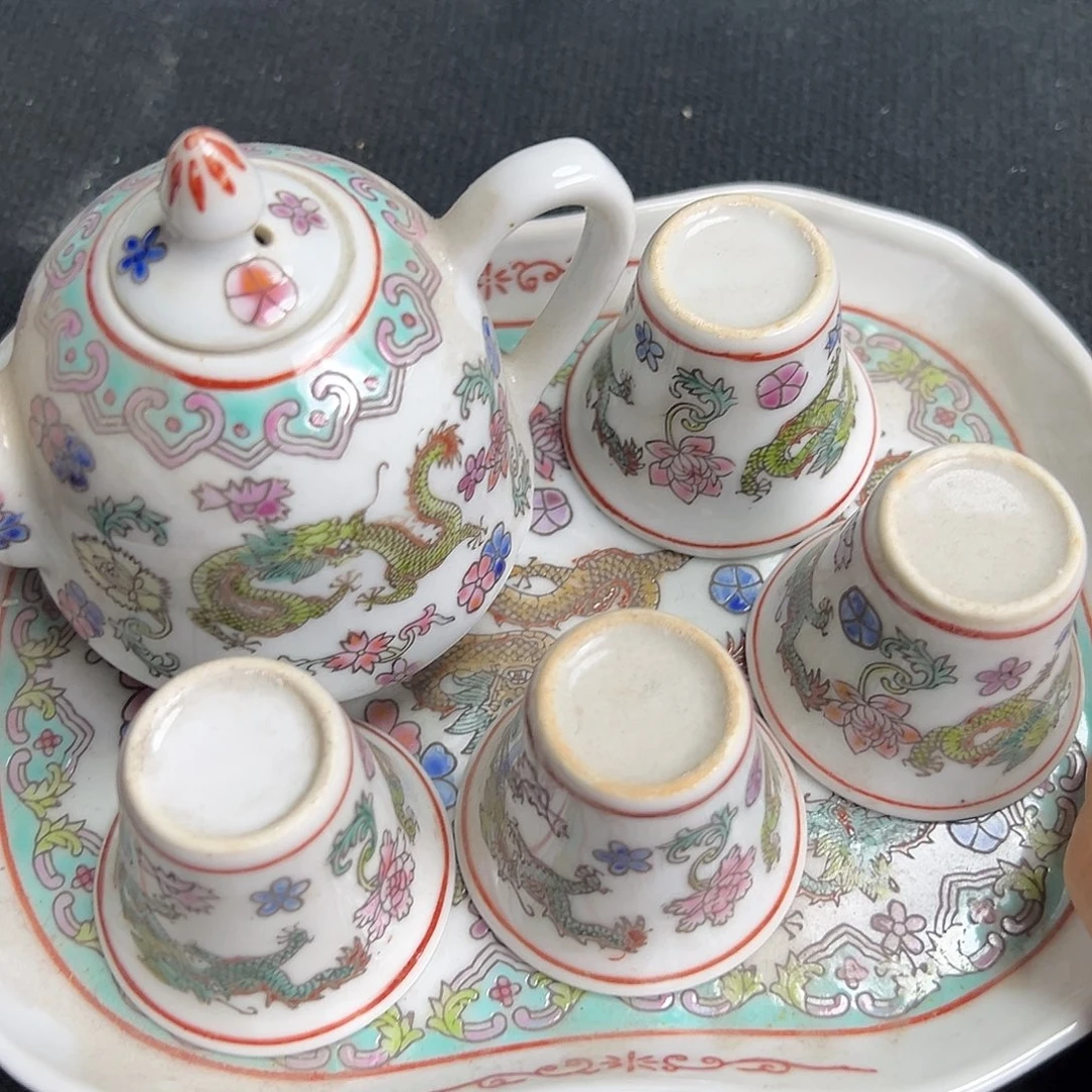 杯景德镇陶瓷粉彩茶具