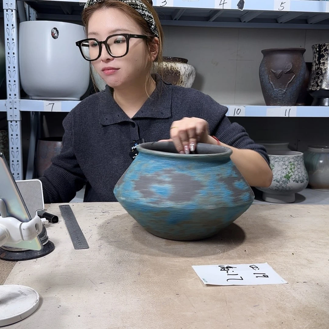 19@17 紫砂花盆尺寸