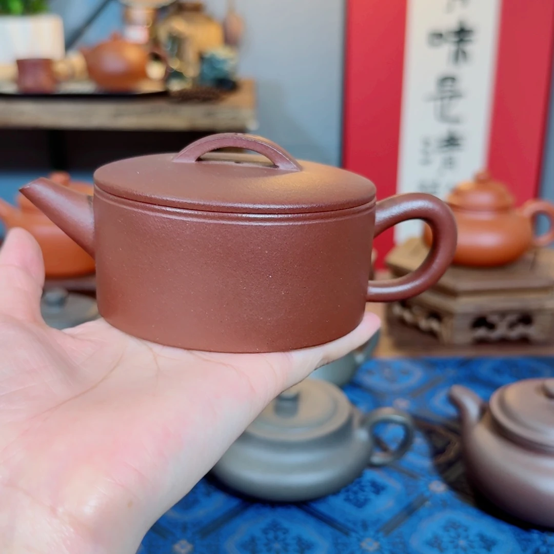 茶壶紫砂快***家微瑕精工半手零添加假一赔十
