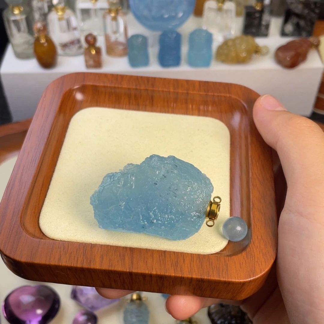 淡***香颈饰未镶嵌水晶天然水晶吊坠796