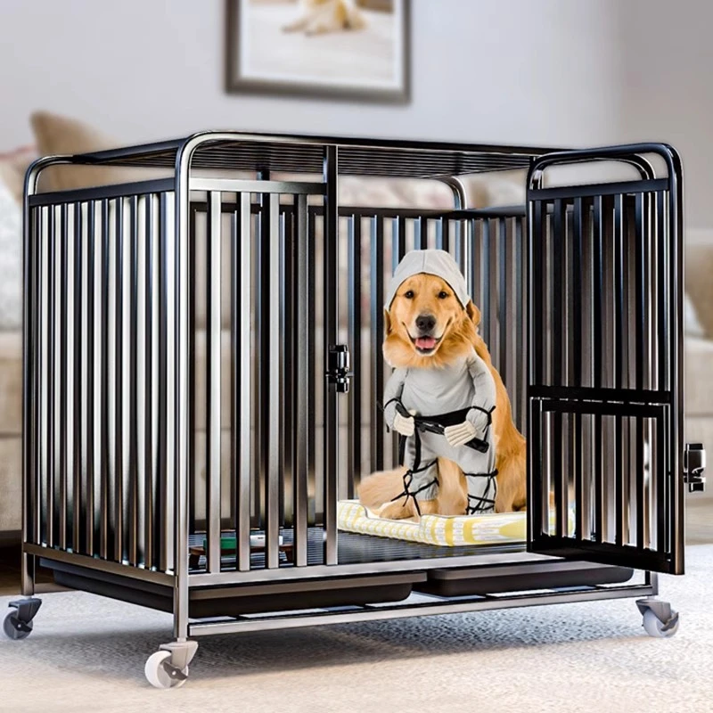 【金毛德牧拉布拉多边牧阿拉】狗笼子中大型犬六面方管笼具宠物笼子