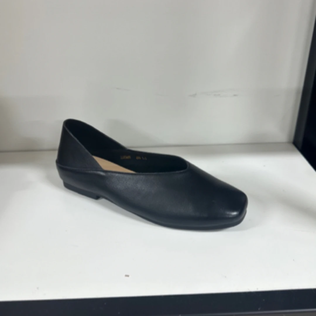 极简风平底方头浅口奶奶鞋170693