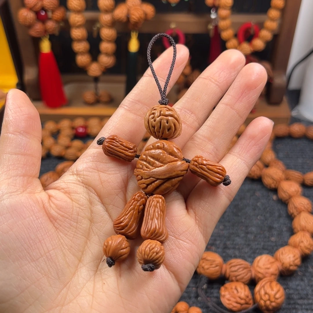 吊坠桃核桃枭挂件L2