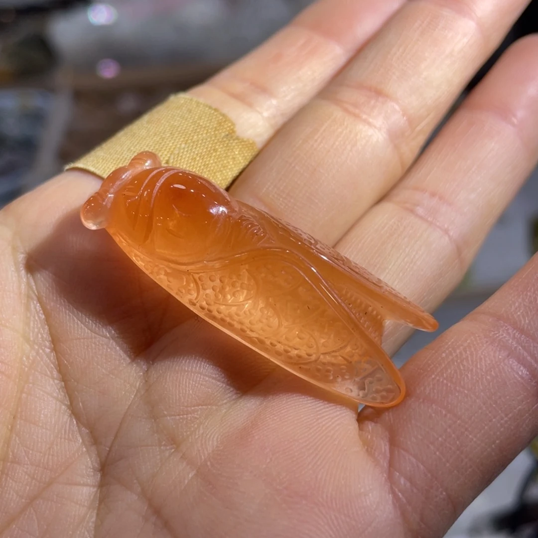 水晶红兔毛未镶嵌