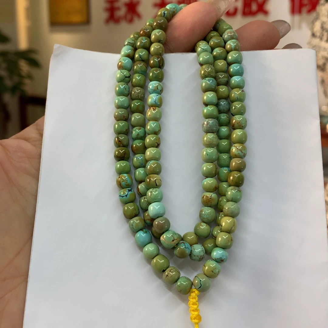 绿松石未镶嵌长链谢**谢