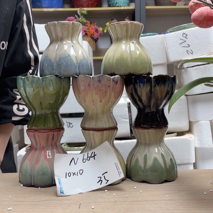 粗陶多肉花盆微瑕664