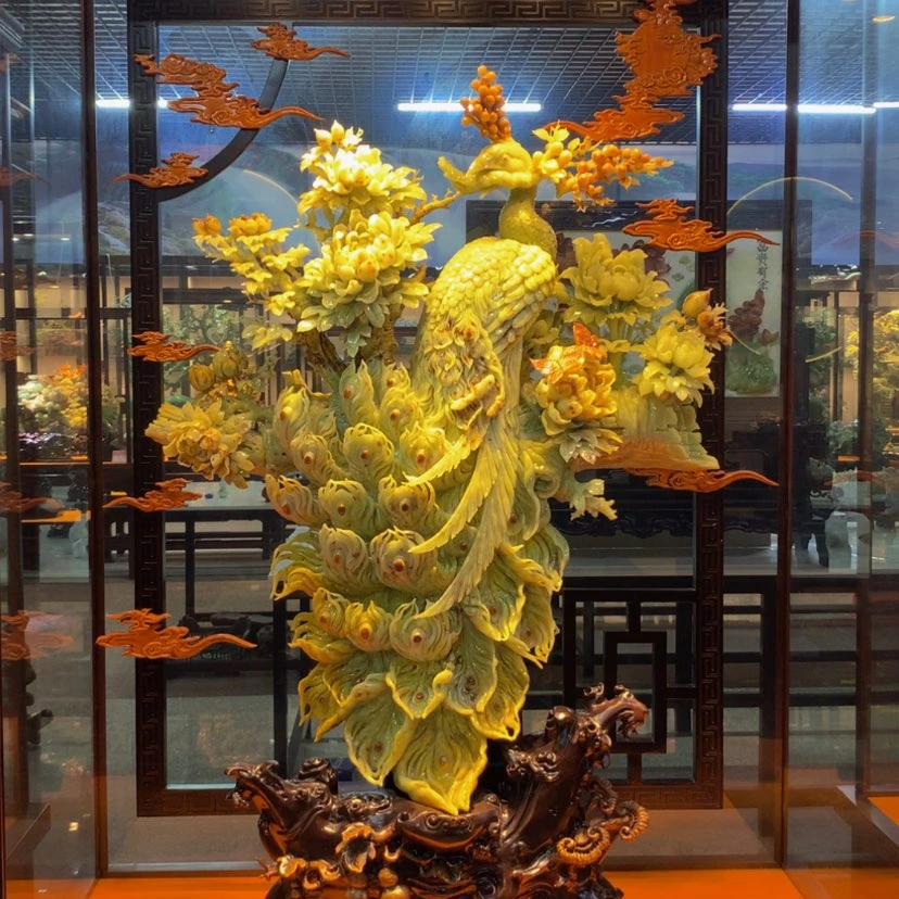 【闪购商品】蛇纹石玉未镶嵌摆件覆膜