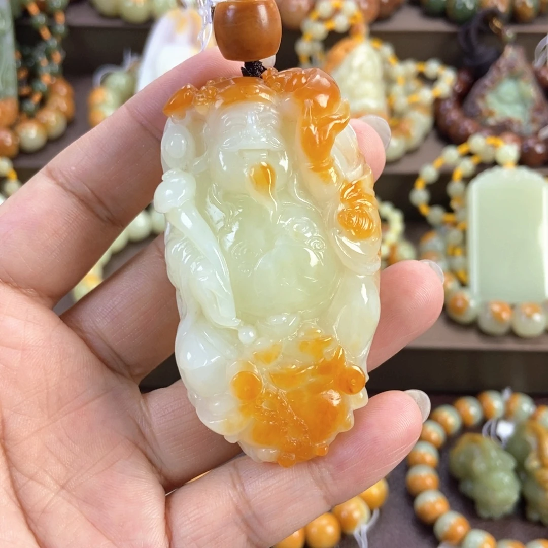小***虞颈饰未镶嵌透闪石质玉