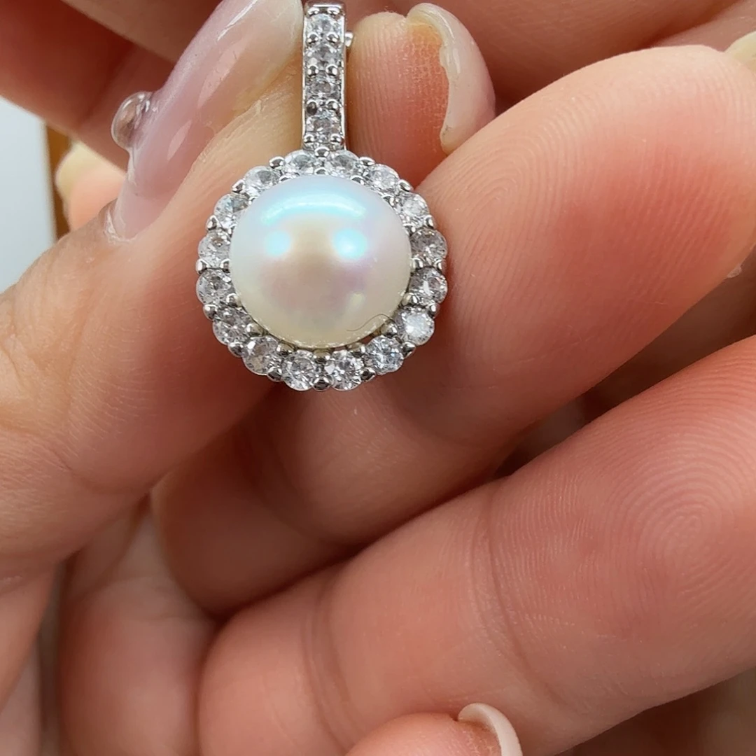 淡水珍珠吊坠(不含链)未镶嵌