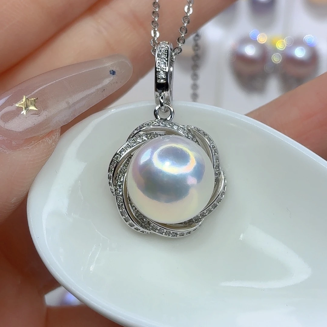 合金淡水珍珠颈饰F