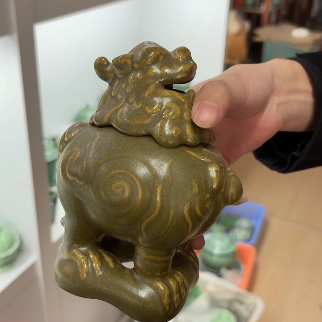 龙泉云间青瓷小米茶器