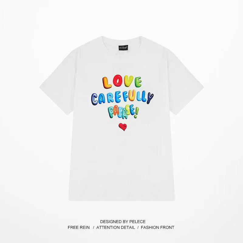 【芳芳惊喜】纯棉短袖T恤圆领打底衫男女同款