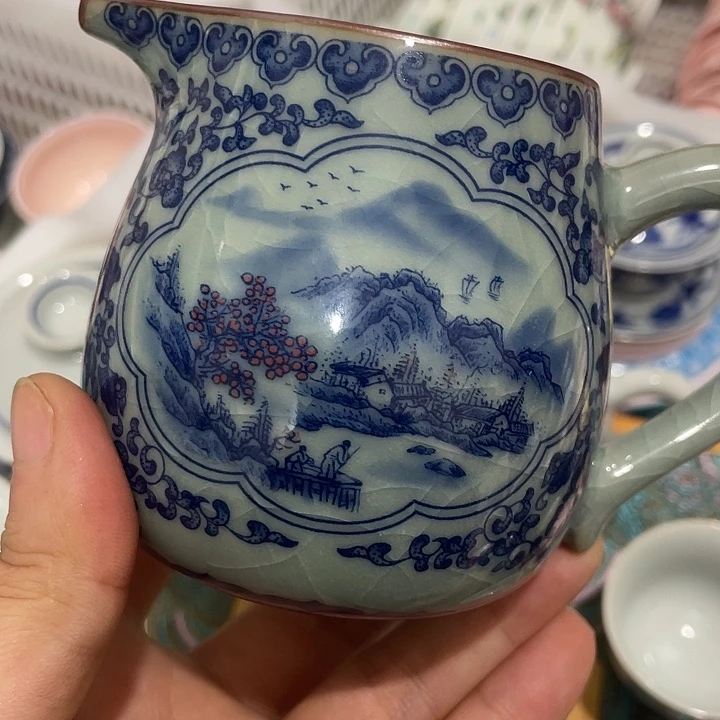 摆件陶景德镇陶瓷主人杯1333