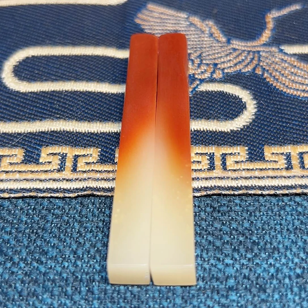 寿山石印石夹板三彩芙蓉