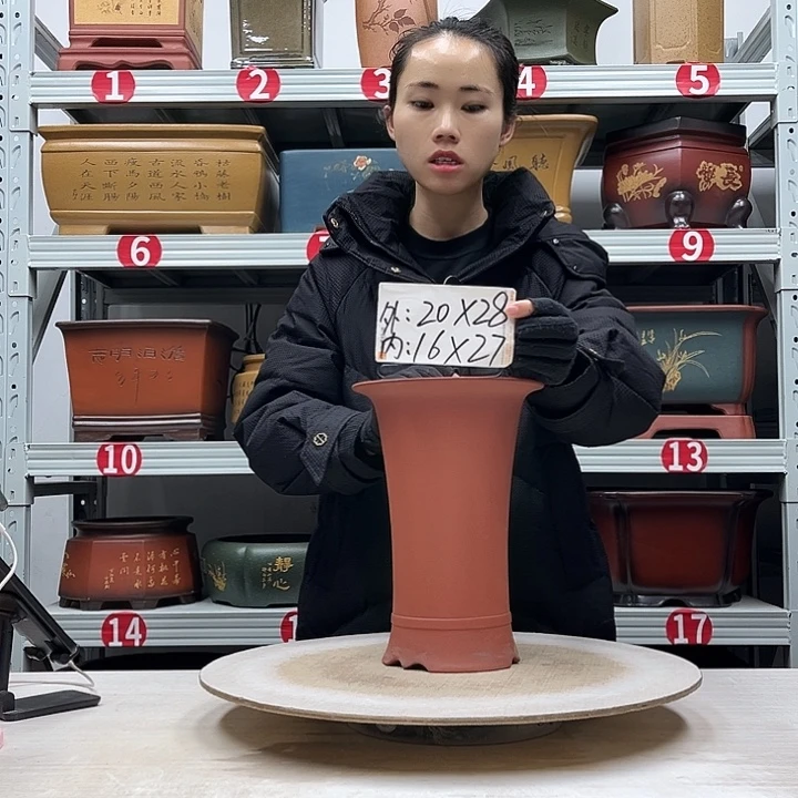 紫砂花盆紫砂花盆