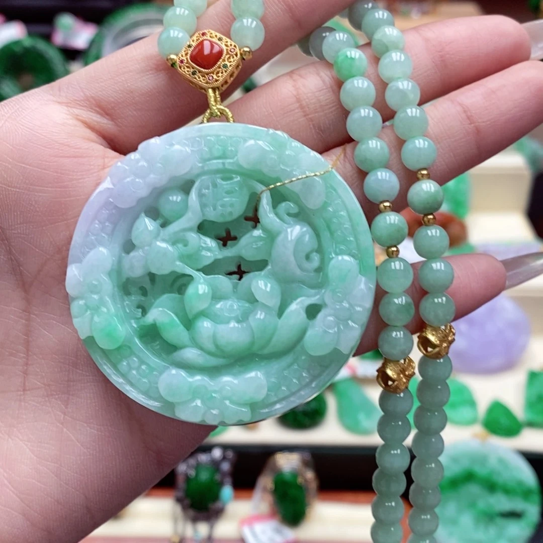 颈饰未镶嵌翡翠翡翠吊坠