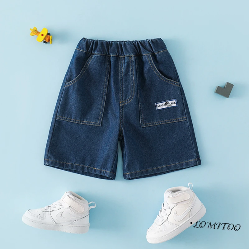 【洛儿妈青货福利】2025夏季新款百搭牛仔休闲洋气简约短裤 4K102