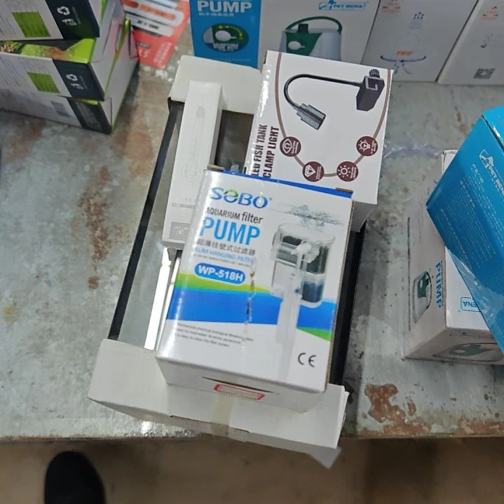 鱼缸15-15-25加过滤器➕射灯➕温度计