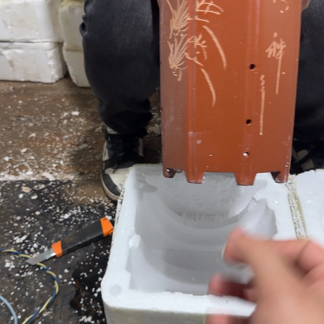 紫砂花盆口径15.25口径