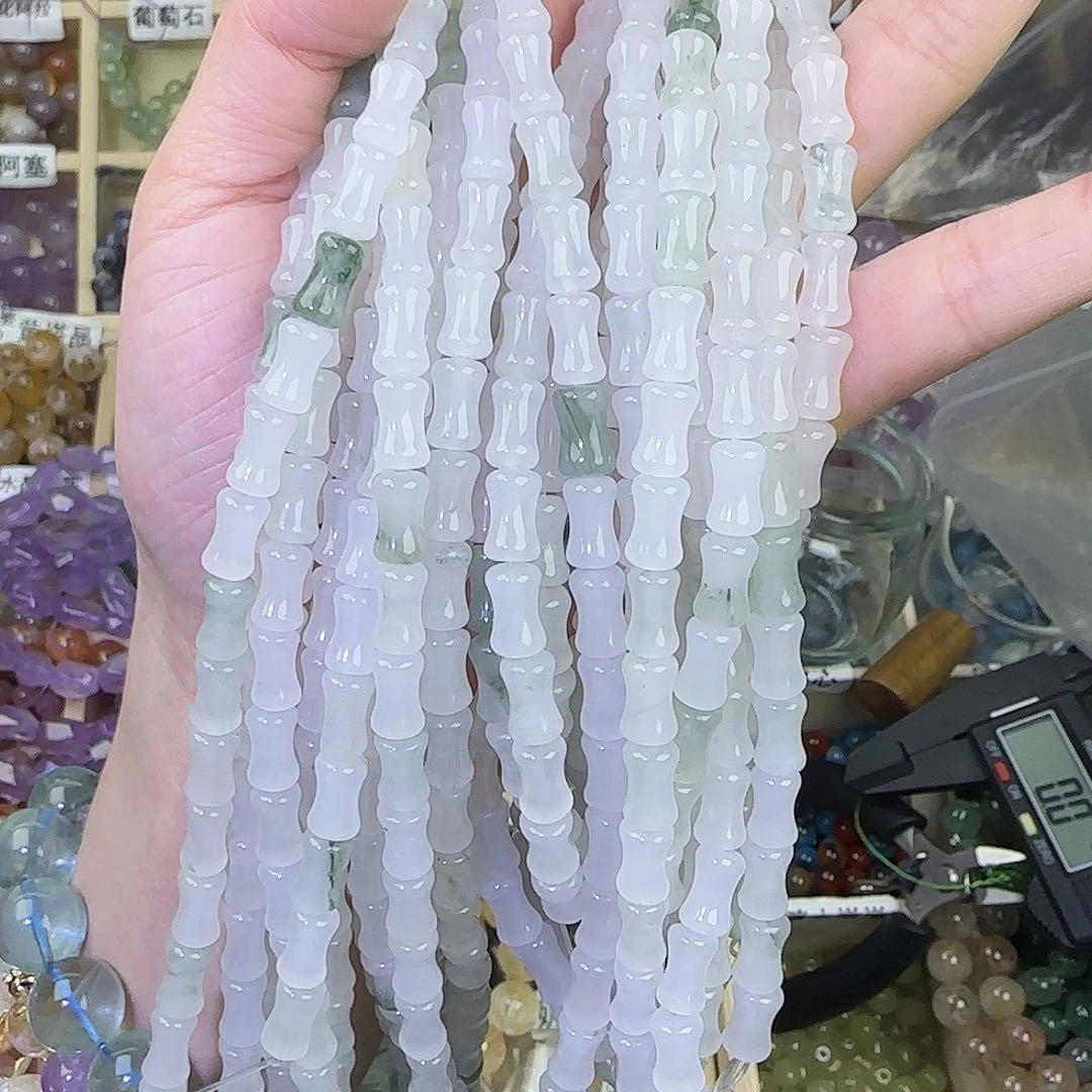 琥珀手链未镶嵌天山竹节脆，两圈